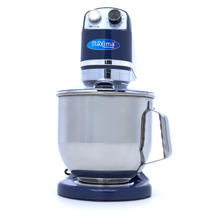 Gastro Planetenmischer - 7 l - Bis zu 2 kg Teig - Stahlblau