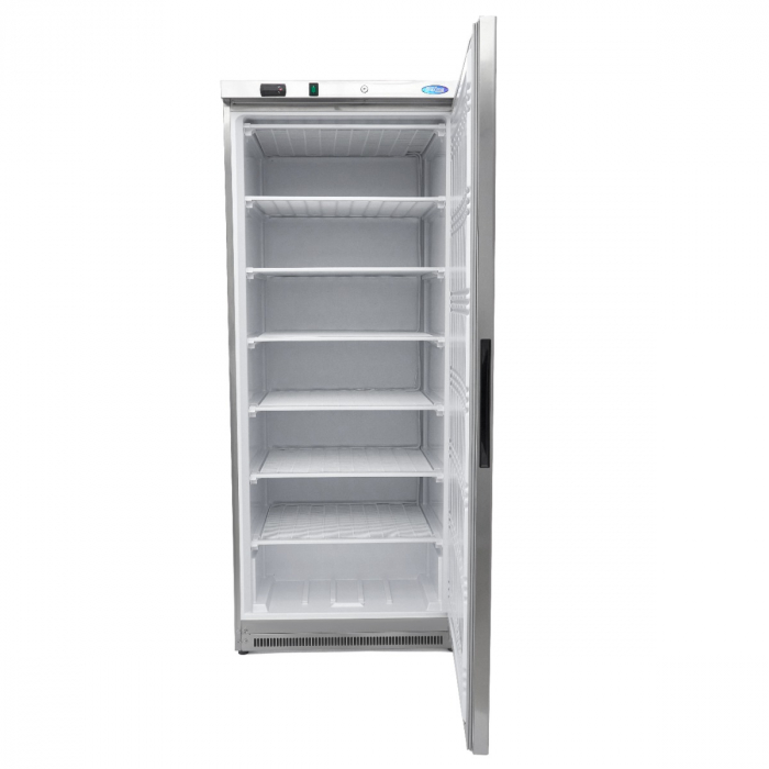 Gefrierschrank - 600L - 6 feste Regale - Edelstahl