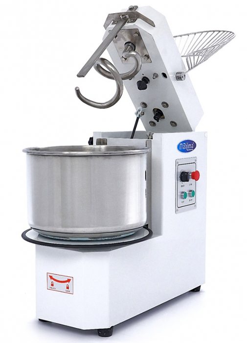 Teigkneter - 30L - 18kg Teig - 2 Geschwindigkeiten - abnehmbare Schüssel