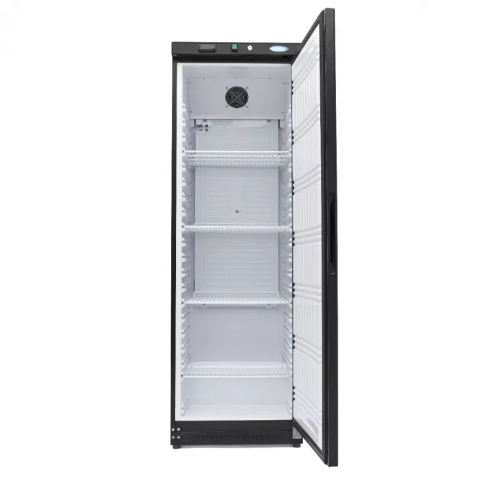 Kühlschrank - 400L - 4 verstellbare Regale - Schwarz