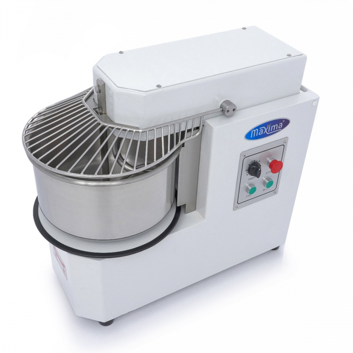 Teigkneter - 20L - 12kg Teig - 2 Geschwindigkeiten - abnehmbare Schüssel
