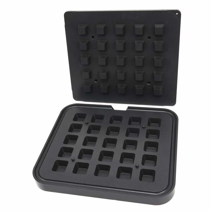Tarteletteform Quadrat 39/29 mm - 25 Stück: Perfekte Größe für köstliche Tartelettes!