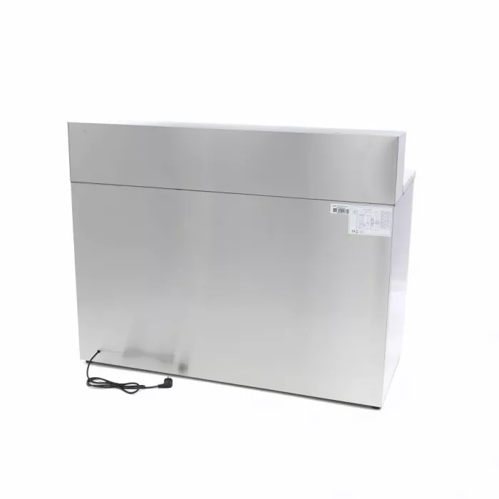 Pizzakühltisch - 137 cm - 3 Türen - Passt 8 x 1/6 GN - inkl. Edelstahlabdeckung