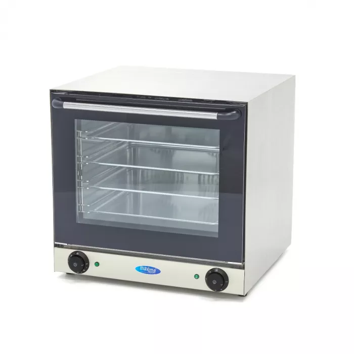 Konvektionsofen - Passt 4 Tabletts - Eingebauter Timer - Bis zu 300 ° C