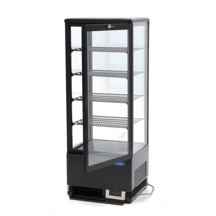 Kühlvitrine - 98 l - 43 cm - Schwarz