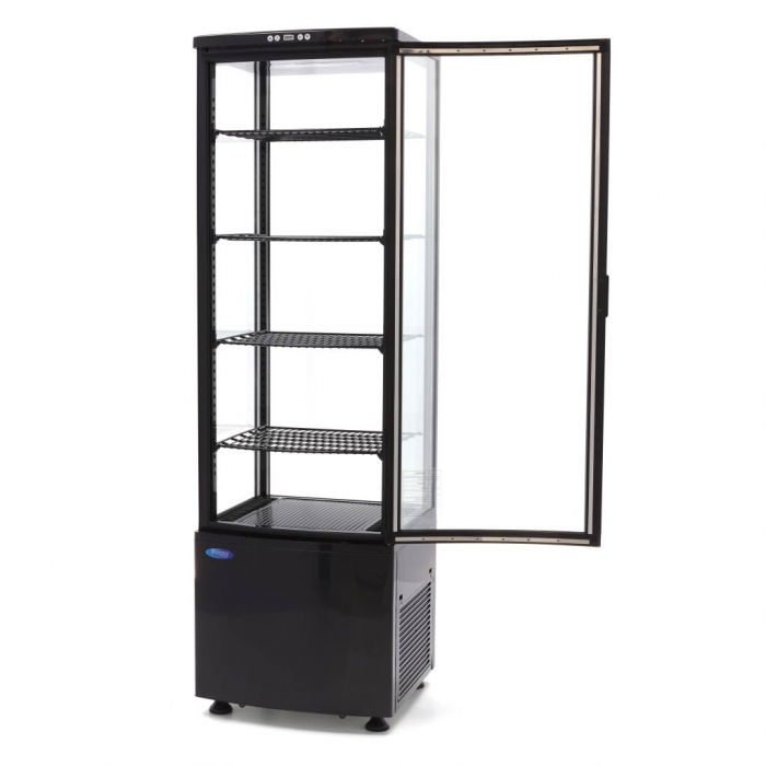 Kühlvitrine - 235 l - 52 cm - Schwarz