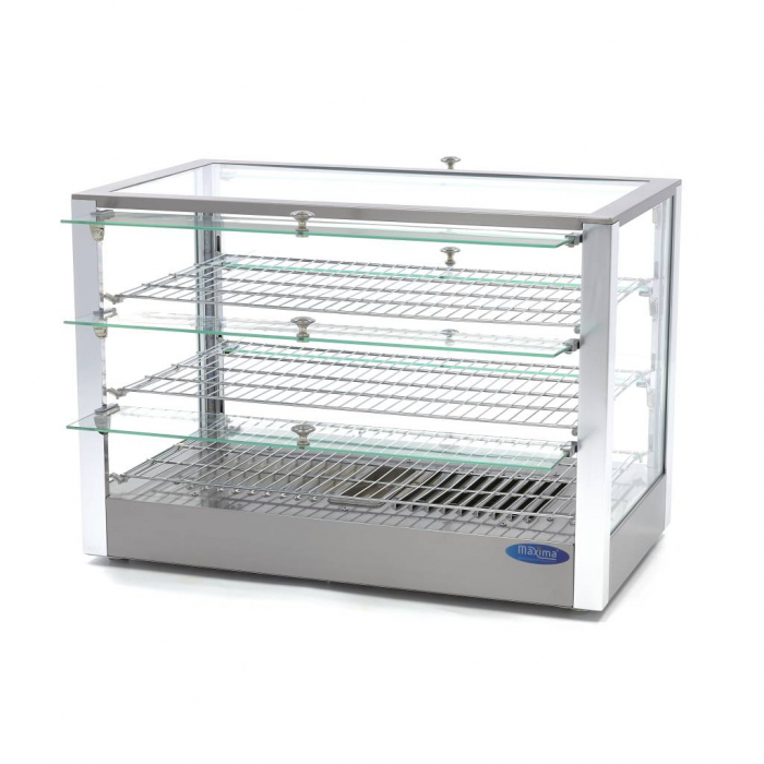 Wärmevitrine - 115 l - 70 cm - 3 Regale