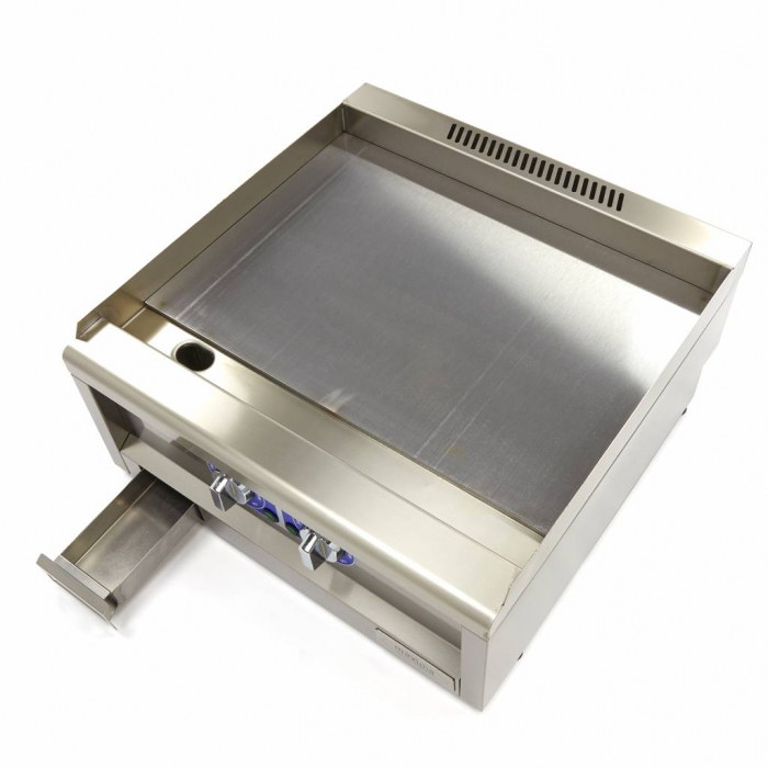 Gewerbegrillplatte - glatt - Doppelgerät - 60 cm tief - elektrisch - 400V