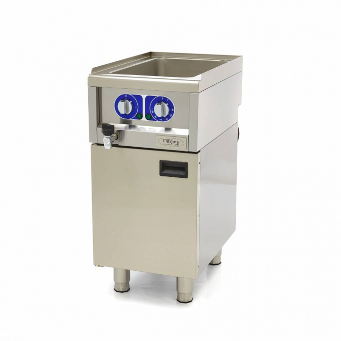 Bain Marie - Einzelgerät - 60cm - mit Ablaufhahn - Elektrisch