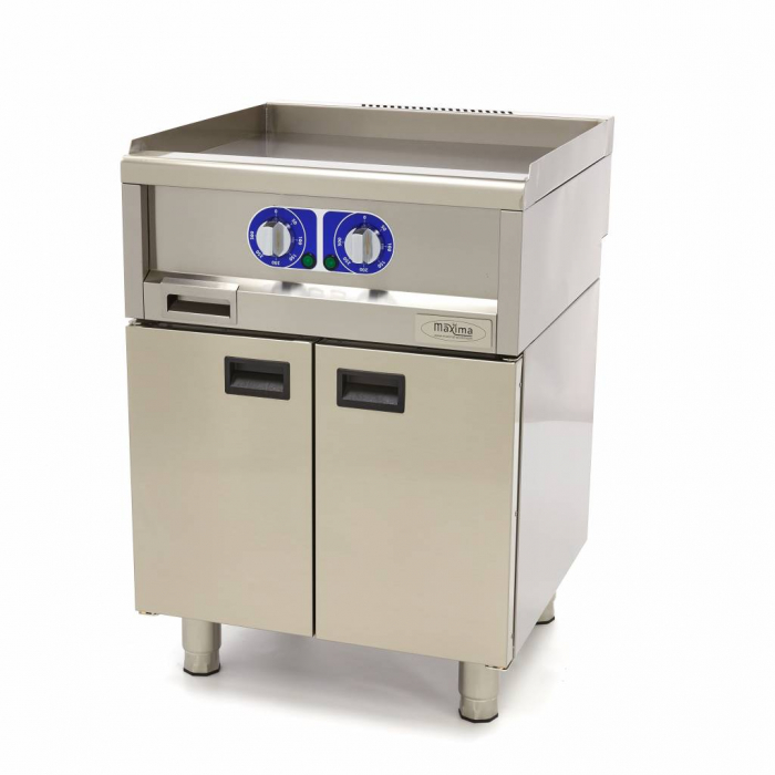 Gewerbegrillplatte - glatt - Doppelgerät - 60 cm tief - elektrisch - 400V