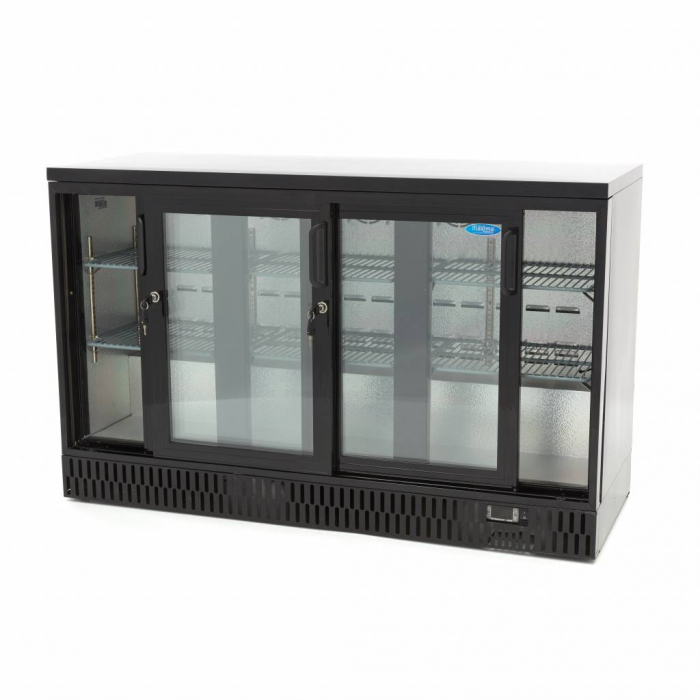 Getränke Kühlschrank - 341L - 3 Schiebetüren - 6 verstellbare Regale
