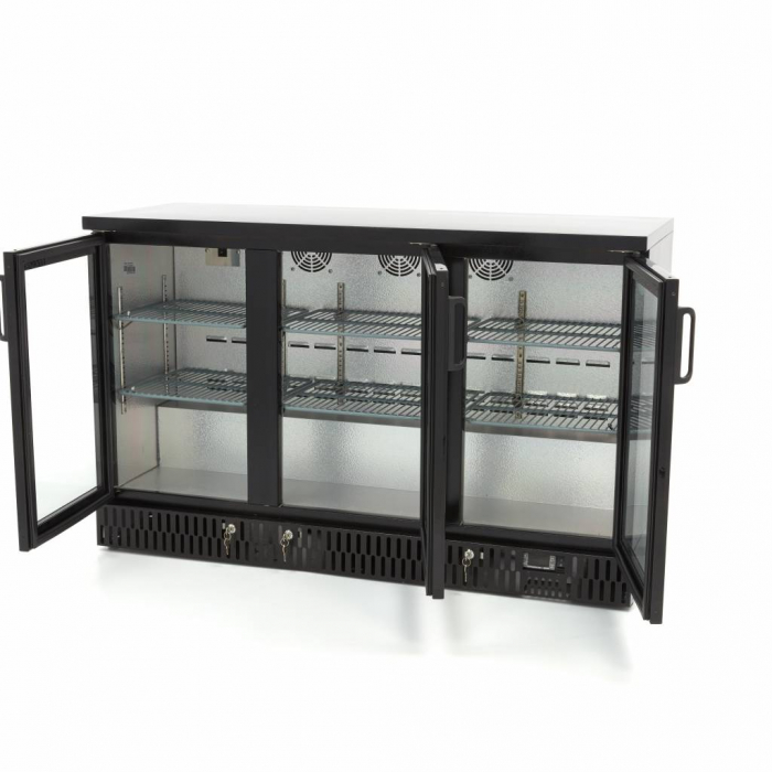 Getränke Kühlschrank - 341L - 3 Scharnier -Türen - 6 verstellbare Regale