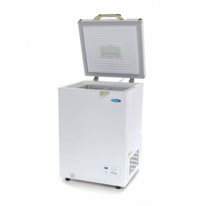 Truhe Gefrierschrank - 93L - 2 Räder - Kompakt