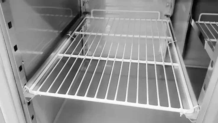 Saladette 2 Türen 1/1 GN Umluftkühlung Klappdeckel +2°C bis +8°C