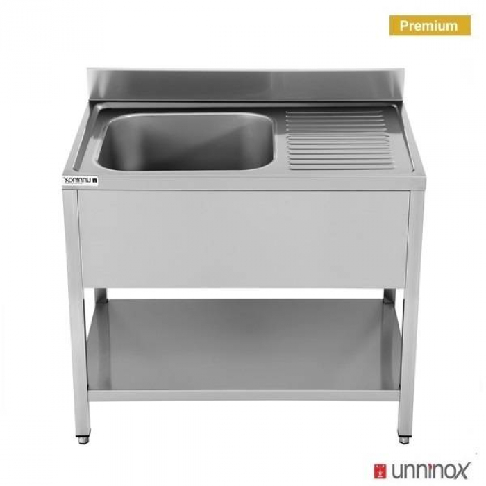 Spüle 1 Becken 120x70x85cm links Flatpacked Gastronomie