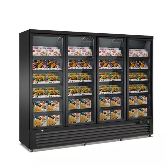 Gefrierschrank 4 Glastüren 2160L – Temperaturbereich –15 bis –18°C