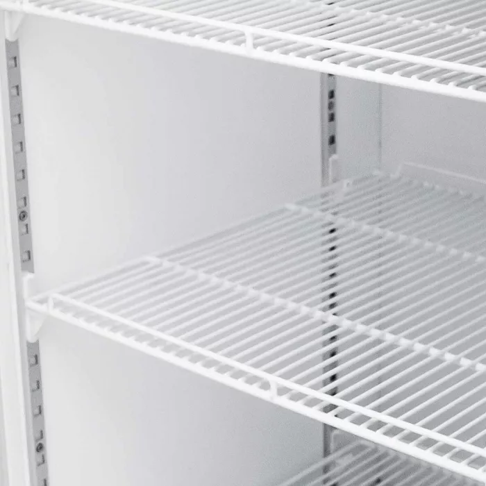 TOPLINE Getränkekühlschrank 1040 Liter Weiß mit Leuchtaufsatz