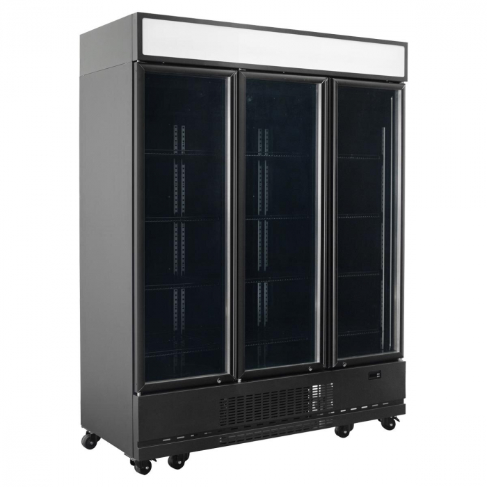 TOPLINE Getränkekühlschrank 1360 Liter mit Leuchtaufsatz