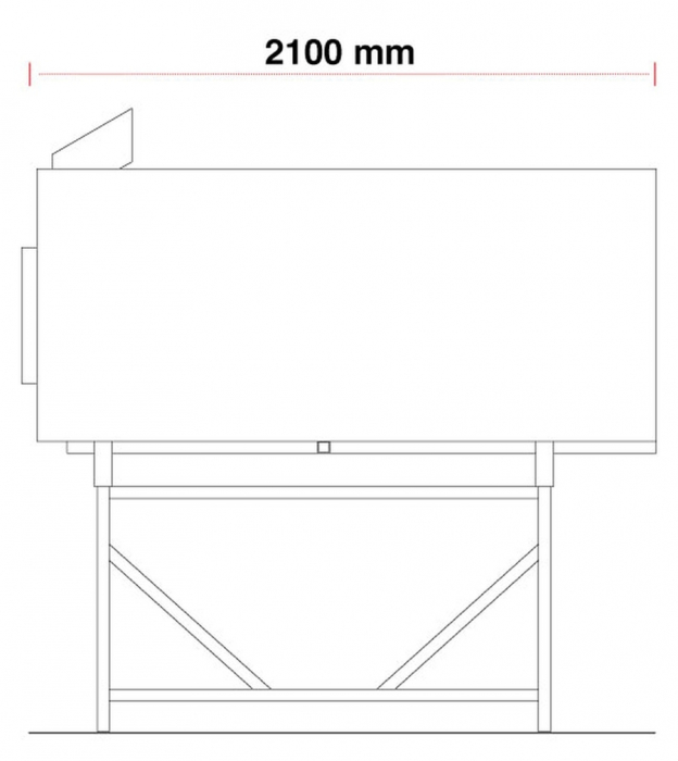 Gas Pizzaofen Pavesi RPM 140/180G | Backfläche statisch | Bis 17 Pizzen