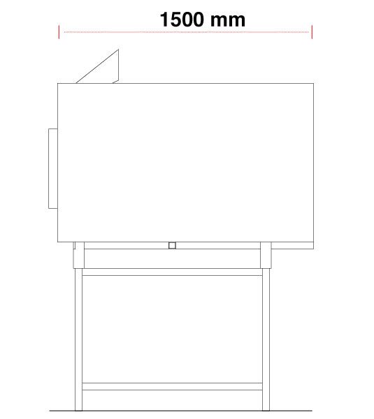 Holz Pizzaofen Pavesi RPM 120H | Backfläche statisch | 4 bis 5 Pizzen