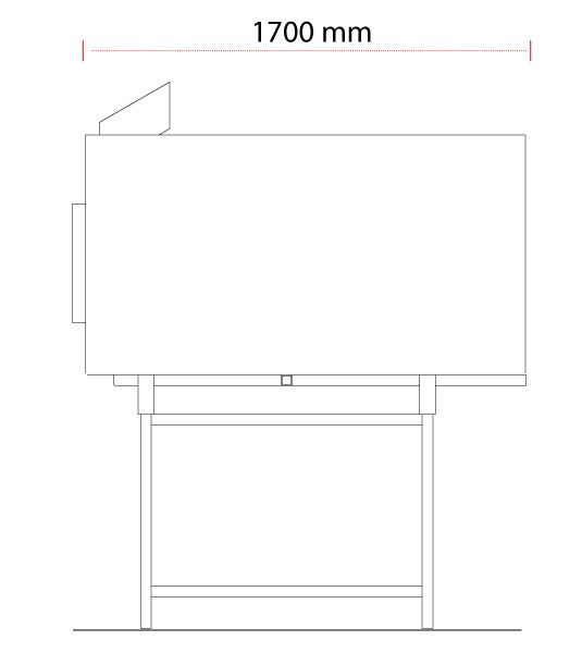 Holz Pizzaofen Pavesi RPM 140H | Backfläche statisch | 6 bis 8 Pizzen