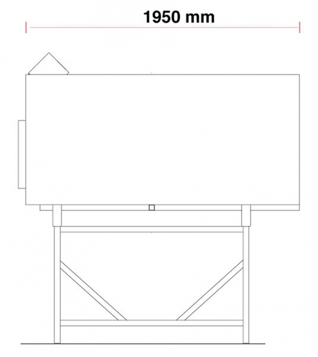 Gas Pizzaofen Pavesi RPM 140/160G | Backfläche statisch | Bis 12 Pizzen