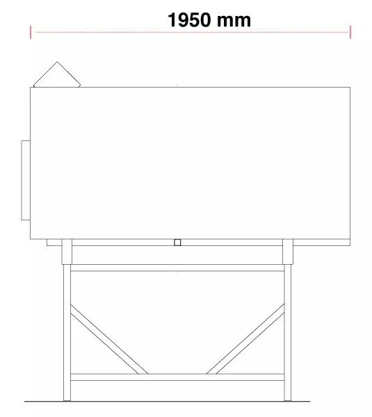Gas Pizzaofen Pavesi RPM 140/160G | Backfläche statisch | Bis 12 Pizzen