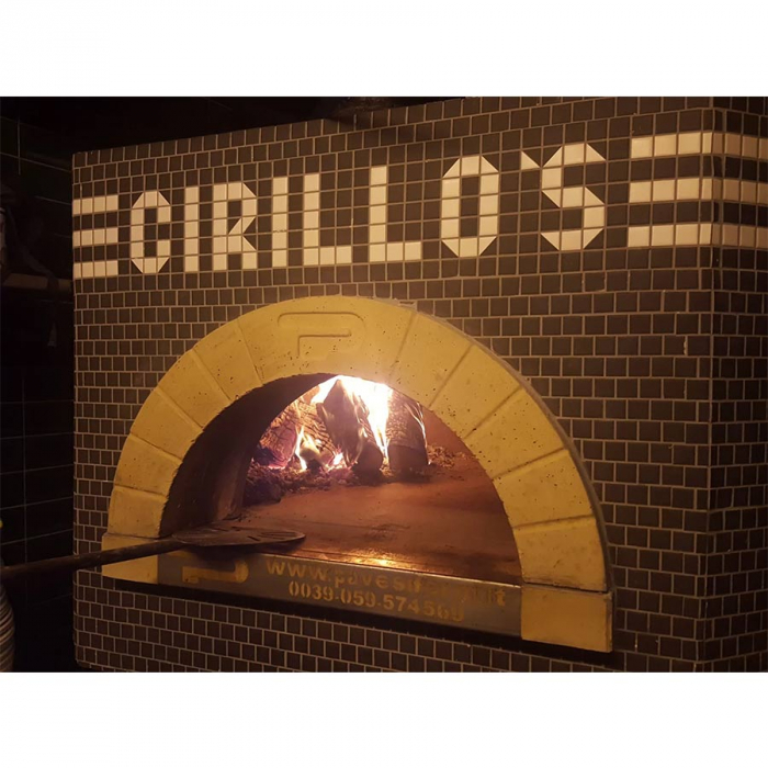 Gas Pizzaofen Pavesi RPM 140/160G | Backfläche statisch | Bis 12 Pizzen