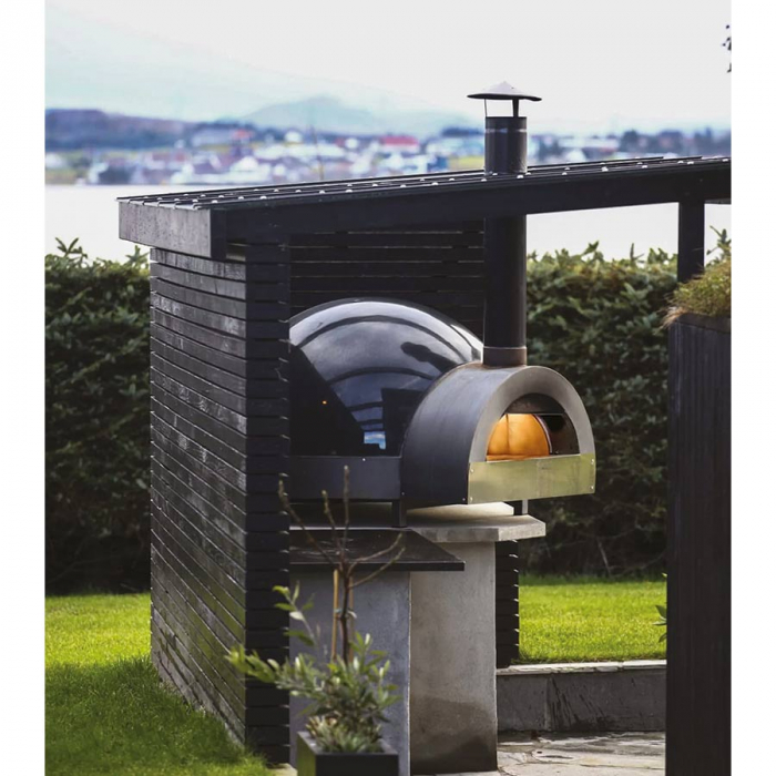 Holzbackofen ideal für Garten | Pavesi JOY 90 | 2 bis 3 Pizzen