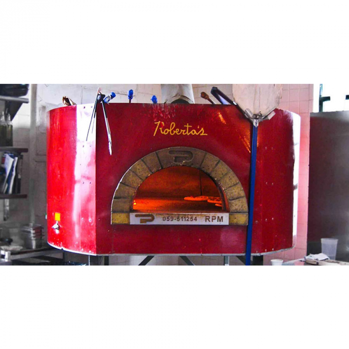 Holz Pizzaofen Pavesi RPM 120H | Backfläche statisch | 4 bis 5 Pizzen | B1600 x T1500 x H1900 mm