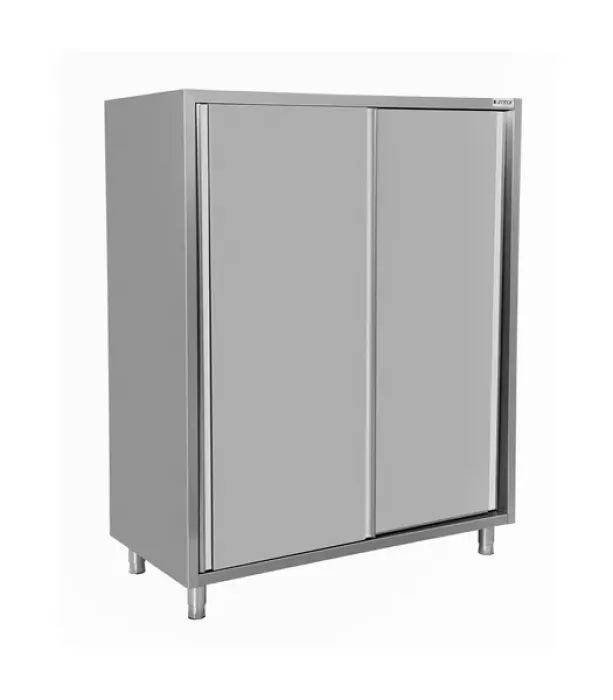 Geschirrschrank 1400x700x1800mm 2 Schiebetüren 3 Regalböden