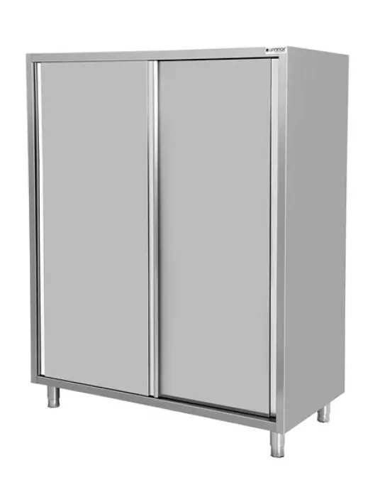 Geschirrschrank 1600x600x1800mm 2 Schiebetüren 3 Schiebeböden