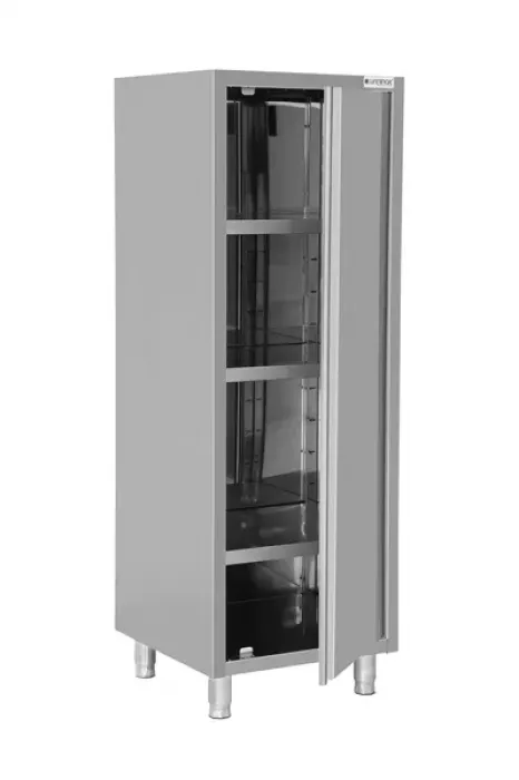 Geschirrschrank 600x600x1800mm 1 Schwenktür 3 Regalböden