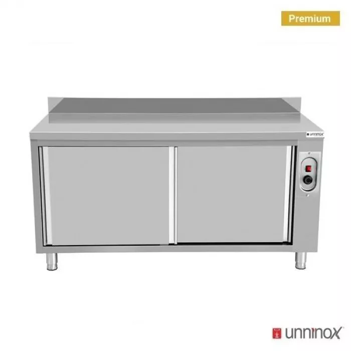 Wärmeschrank1200x700x850 mm mit Aufsatz, 1,5 kW, 2 Schiebetüren