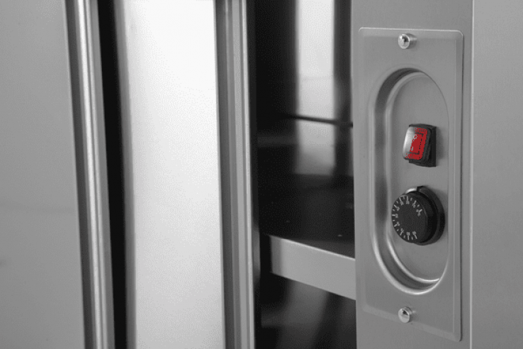 Heizschrank 2000x700x850 mm mit Aufsatz, 1,5 kW, Schiebetüren