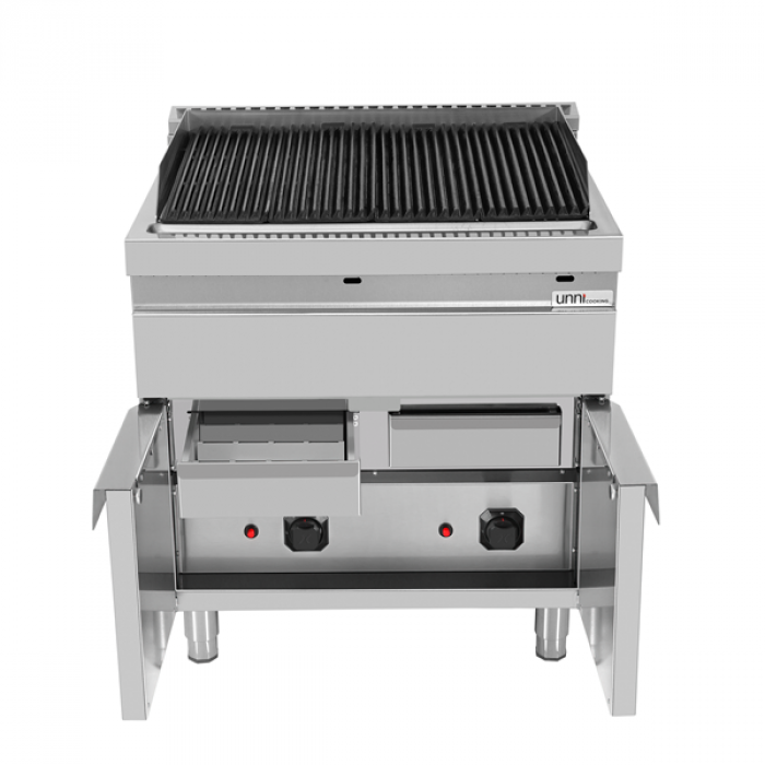 Gas-Wassergrill Vapor Grill 700 G70WG20-K Edelstahl, extra große Grillfläche