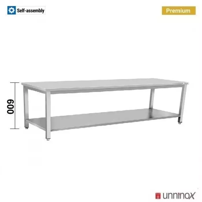 Arbeitstisch 700 Niedrigmodell 120x70 cm Höhe 600 mm stabil