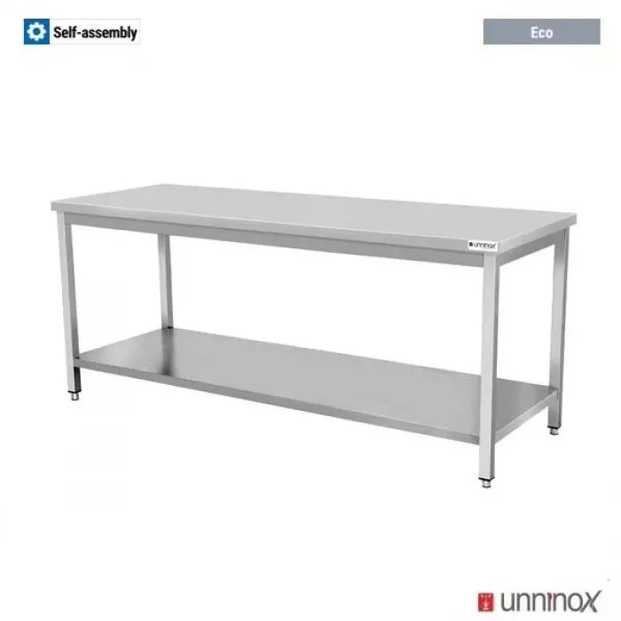 Arbeitstisch 700 ohne Aufsatz – 700x700x850 mm, ebene Fläche
