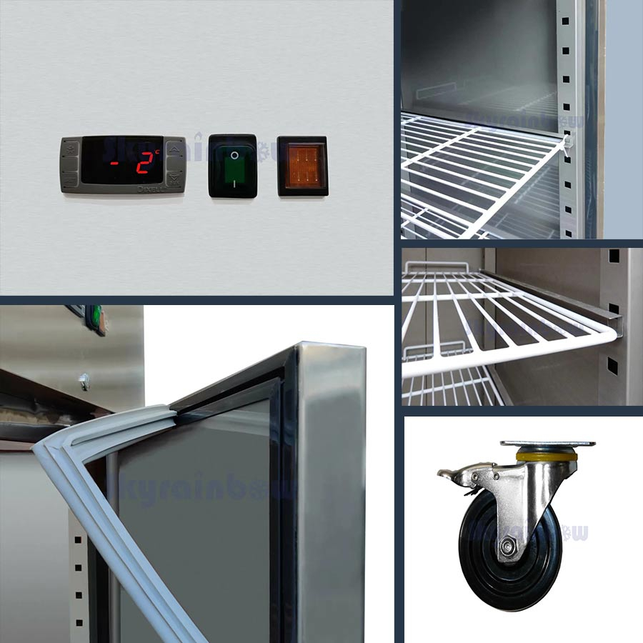 Edelstahlkühlschrank, Inhalt 1145 Liter Edelstahlkühlschrank, Inhalt 1145 Liter