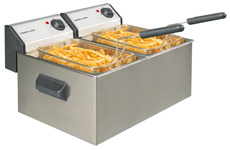 Elektrische friteuse 2x 5 liter