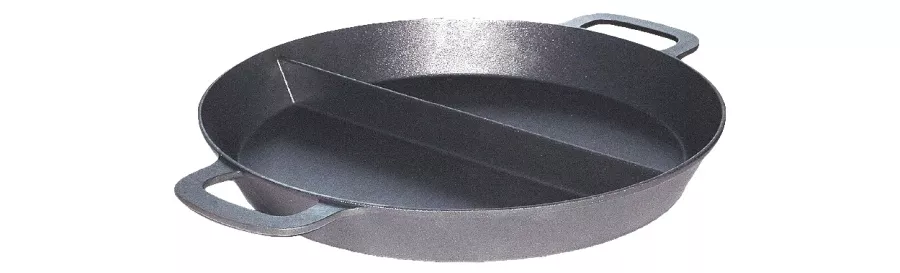 Großraumpfanne Ø 500 mm mit 2-Teilung