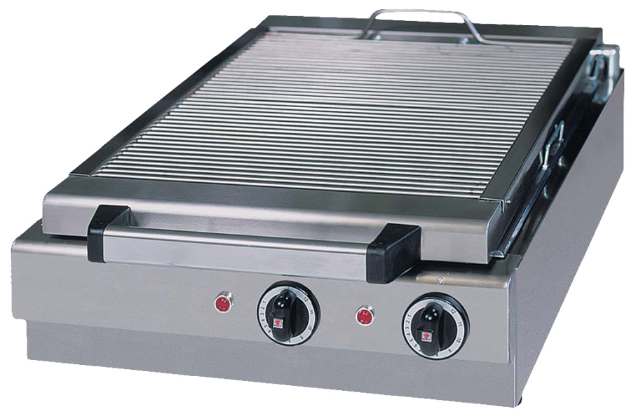 Neumärker elektrische watergrill | 2 verwarmingszones | grilloppervlak 430 x 540 mm