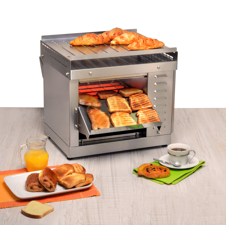 Neumärker Roll-In Kettentoaster | 300 tot 540 toasts/uur