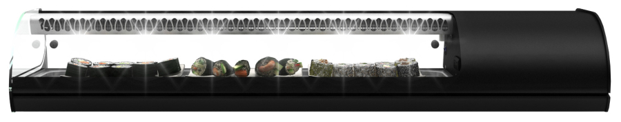 Neumärker Royal Cooling Sushivitrine | Compressor rechts | 6x GN 1/3 x 40 mm