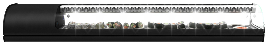Neumärker Royal Cooling Sushivitrine | Compressor links | 8x GN 1/3 x 40 mm