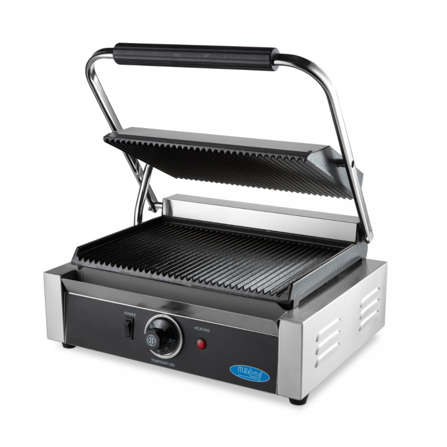 Kontaktgrill - gerillt - Einzelgrillplatte - 33,5 cm