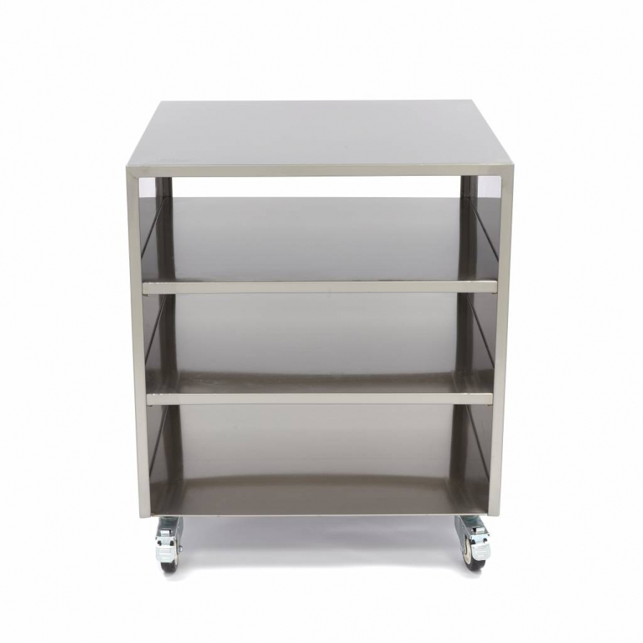 Tisch aus Edelstahlmaschine - 60 x 60 cm - 120 kg Ladungskapazität