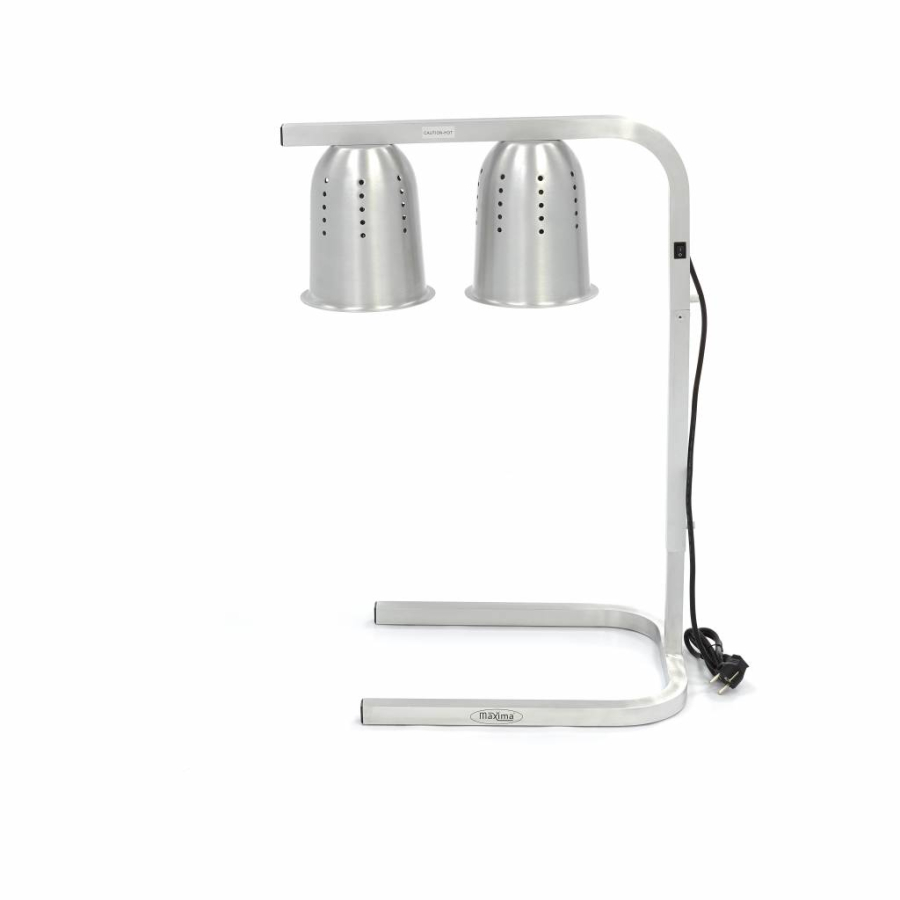 Verwarmingslamp - 2 lampen - inclusief 2 lampen en 1 x 1/1 GN-bak