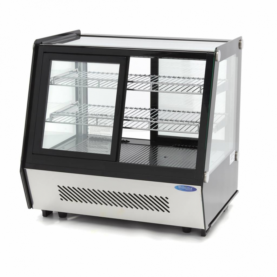 Anzeigekühlschrank - 125L - 71cm - Schiebetüren vorne und hinten