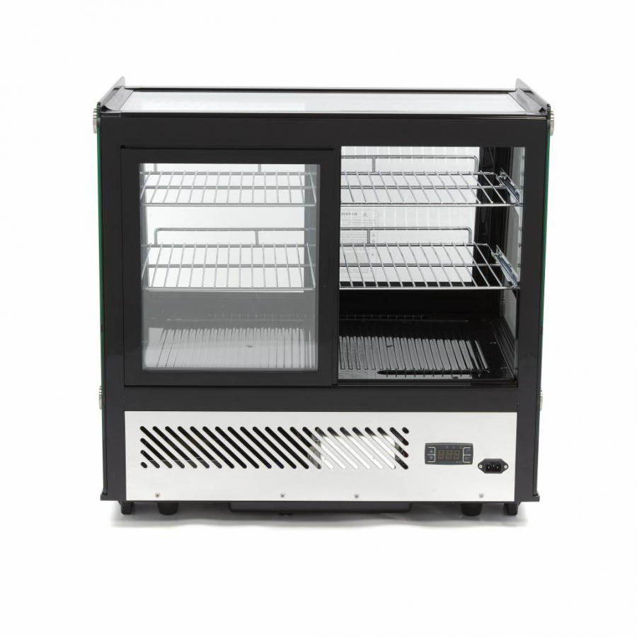 Anzeigekühlschrank - 125L - 71cm - Schiebetüren vorne und hinten
